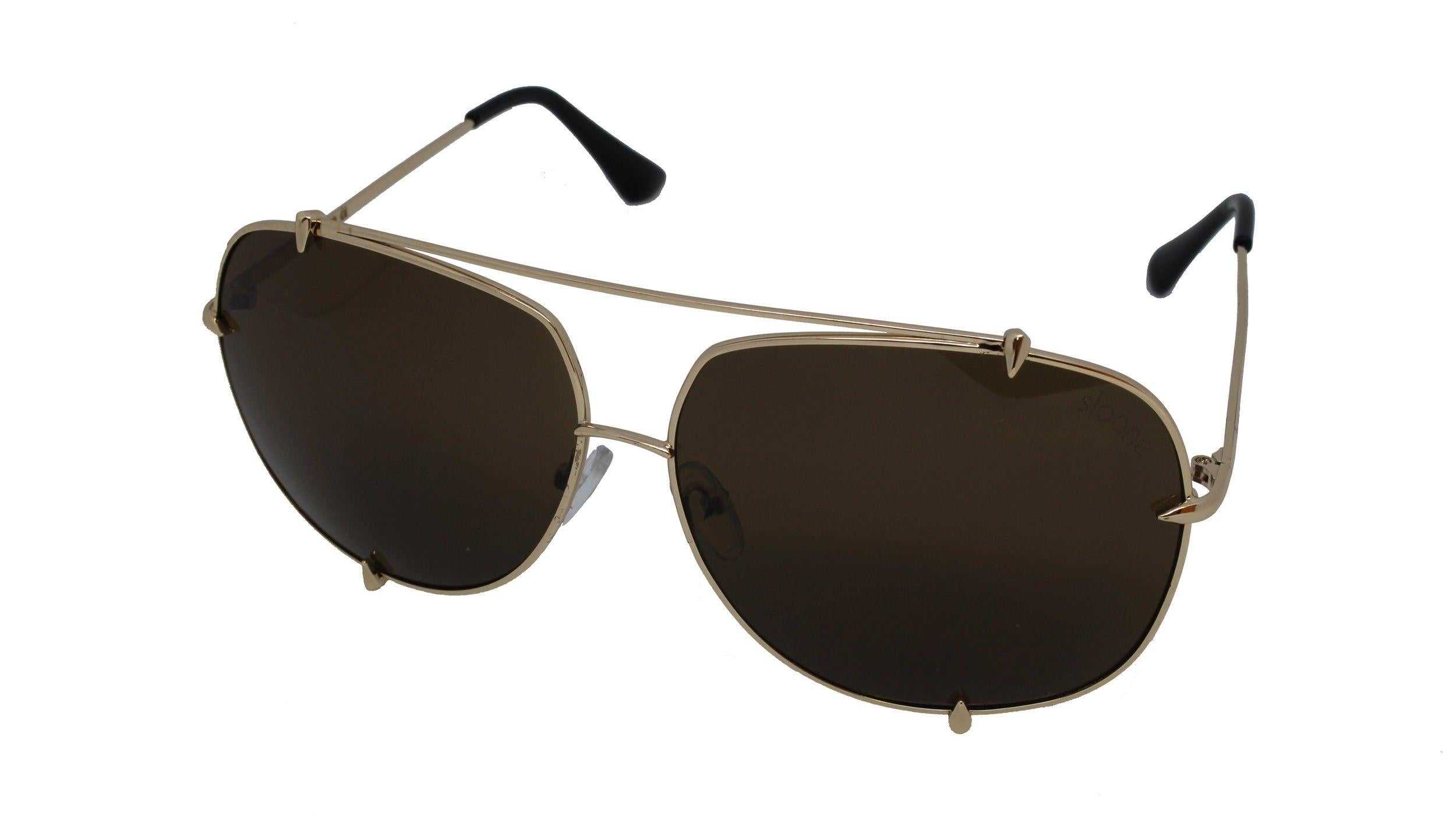 RAVEN - Gold/Brown - SLOANE Eyewear