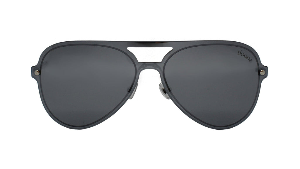 SORA - Silver/Mirror - SLOANE Eyewear