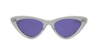 THELMA - Clear/Mystic Purple Mirror - SLOANE Eyewear