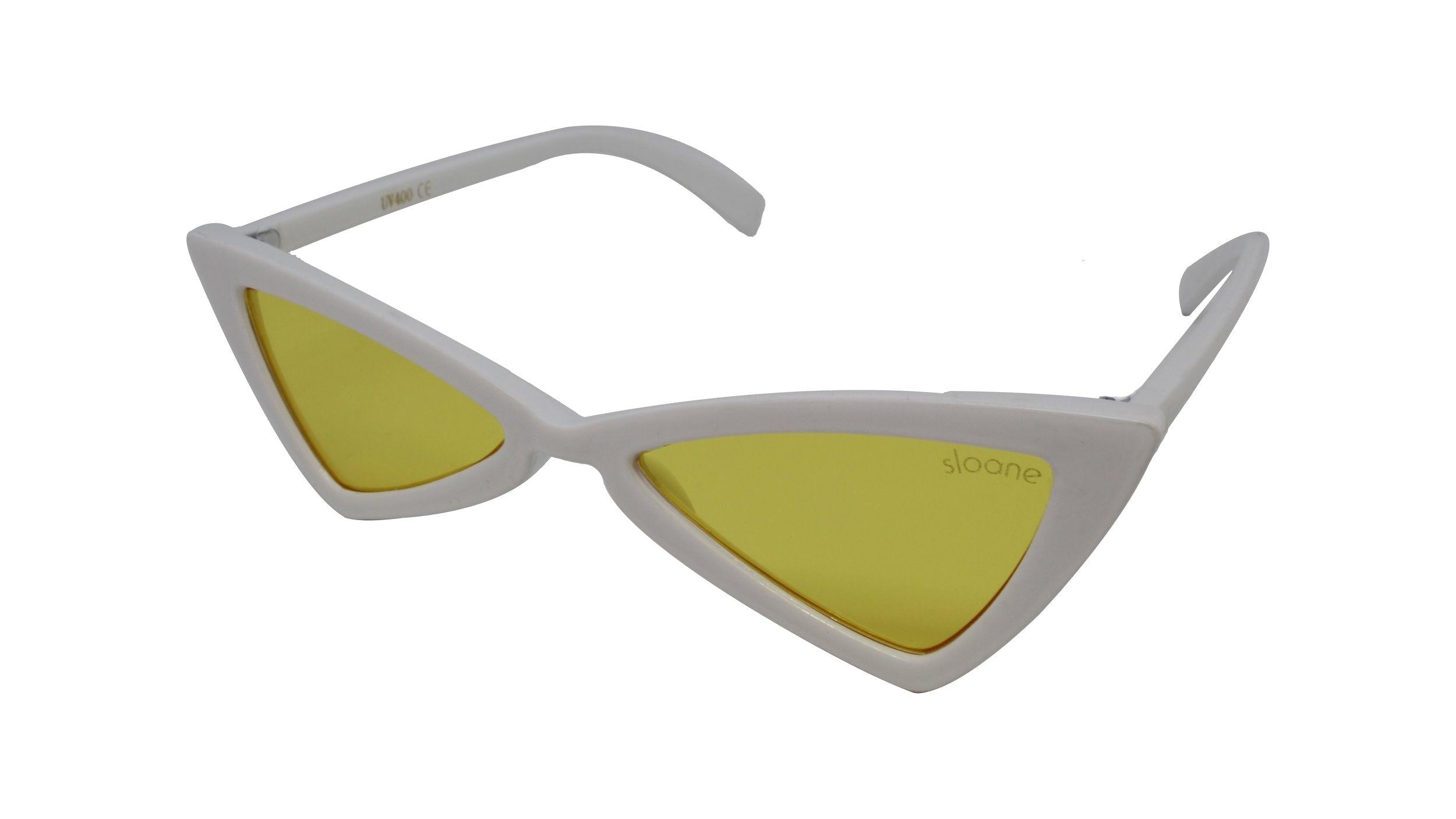URSA - White/Canary Yellow - SLOANE Eyewear