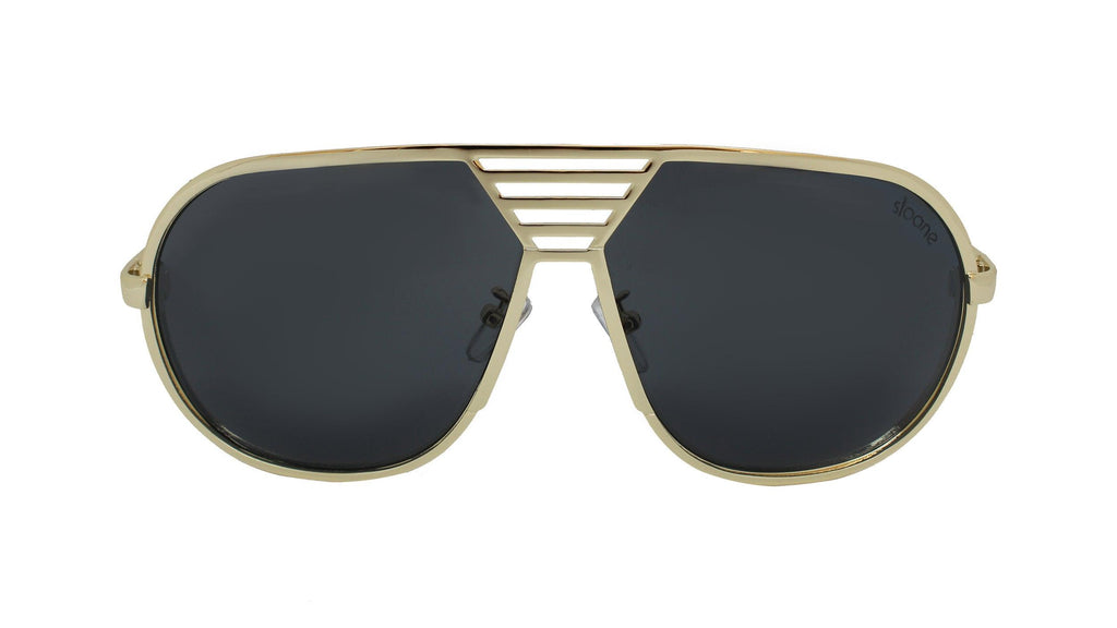 ZEKE - Gold/Black - SLOANE Eyewear